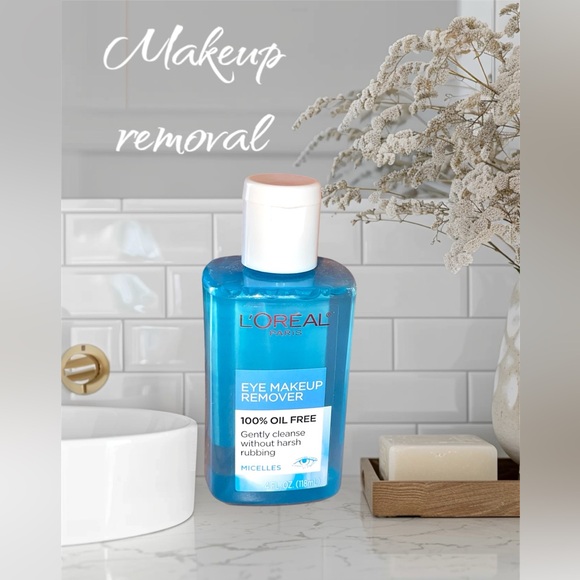 L'Oreal Paris Dermo-Expertise eye makeup remover 4Fl oz 100%Oil free facial new - Picture 1 of 7